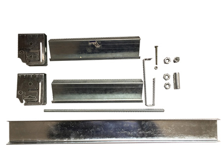 Estructura metálica para cielo raso, tipo perfil Z